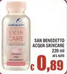 Top Supermercati San Benedetto Acqua Skincare offerta