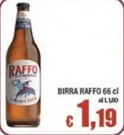 Top Supermercati Birra Raffo offerta