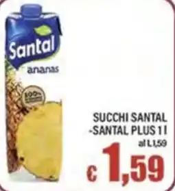 Top Supermercati Succhi Santal - Santal Plus 11 offerta