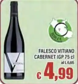 Top Supermercati Falesco Vitiano Cabernet IGP offerta