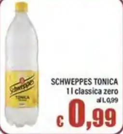 Top Supermercati Schweppes tonica classica zero offerta