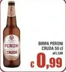 Top Supermercati Birra Peroni Cruda offerta