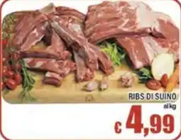 Top Supermercati Ribs di suino offerta