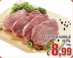 Top Supermercati Filetto di suino a fette offerta
