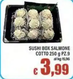 Top Supermercati Sushi box salmone offerta