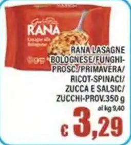 Top Supermercati Rana lasagne offerta