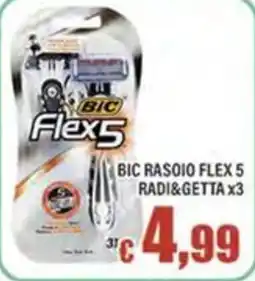 Top Supermercati Bic rasoio flex 5 offerta