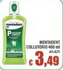Top Supermercati Mentadent collutorio offerta