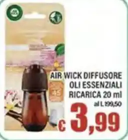Top Supermercati Air wick diffusore oli essenziali ricarica offerta