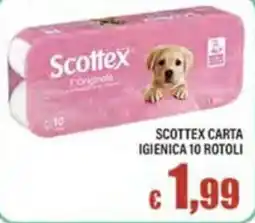 Top Supermercati Scottex carta igienica offerta