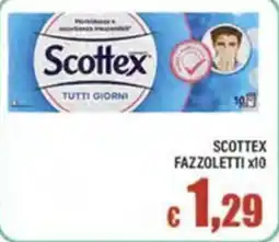 Top Supermercati Scottex fazzoletti offerta