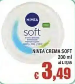 Top Supermercati Nivea crema soft offerta