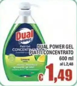 Top Supermercati Dual Power piatti gel concentrato offerta