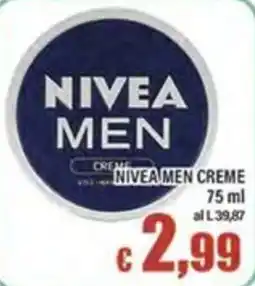 Top Supermercati Nivea men creme offerta