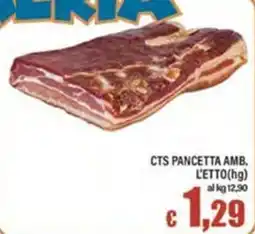 Top Supermercati CTS Pancetta Amb. offerta