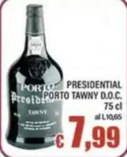 Top Supermercati Porto Presidential Porto Tawny D.O.C. offerta