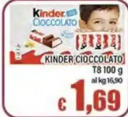 Top Supermercati Kinder Cioccolato offerta