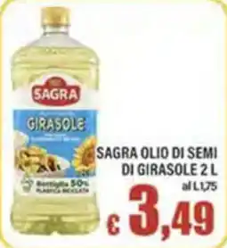 Top Supermercati Sagra olio di semi di girasole offerta