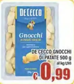 Top Supermercati De Cecco Gnocchi di patate offerta