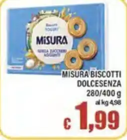 Top Supermercati Misura biscotti dolcesenza offerta