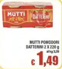 Top Supermercati Mutti pomodori datterini offerta