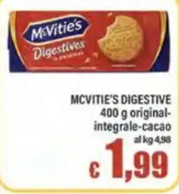 Top Supermercati McVitie's Digestives offerta