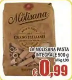 Top Supermercati La Molisana pasta integrale offerta