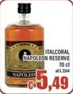 Top Supermercati Italcoral Napoleon Reserve offerta