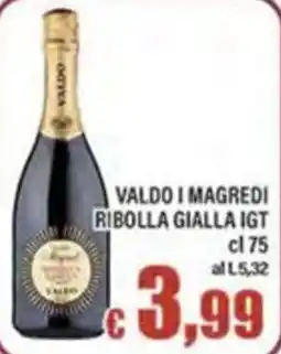 Top Supermercati Valdo i Magredi Ribolla Gialla IGT offerta