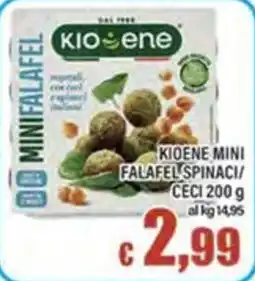 Top Supermercati Kioene mini falafel spinaci/ceci offerta