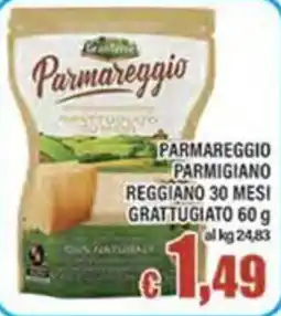 Top Supermercati Parmareggio Parmigiano Reggiano offerta