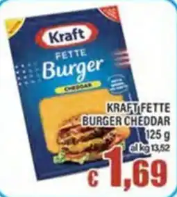 Top Supermercati Kraft Fette Burger Cheddar offerta