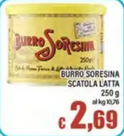 Top Supermercati Burro Sorensina offerta