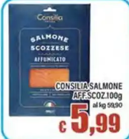 Top Supermercati Consilia salmone affumicato offerta