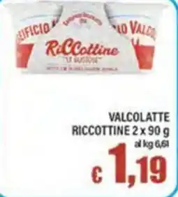 Top Supermercati Valcolatte Riccotine offerta
