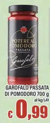 Top Supermercati Garofalo passata di pomodoro offerta