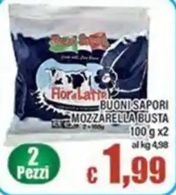 Top Supermercati Mozzarella a busta offerta