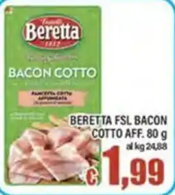 Top Supermercati Beretta bacon cotto offerta