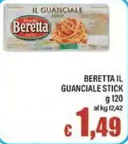 Top Supermercati Beretta il guanciale stick offerta