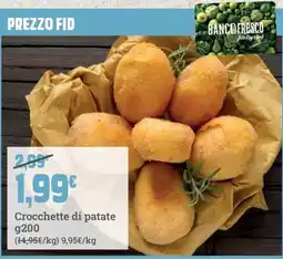 Banco Fresco Crocchette di patate offerta