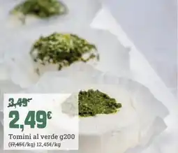 Banco Fresco Tomini al verde offerta