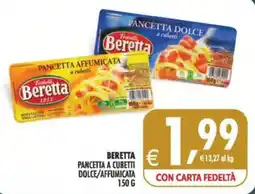 Decò Local Beretta pancetta a cubetti dolce/affumicata offerta