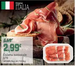 Banco Fresco Culatta nazionale offerta