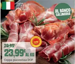 Banco Fresco Coppa piacentina DOP offerta