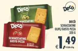 Decò Local Decò Schiacciatine Gusto Pizza offerta