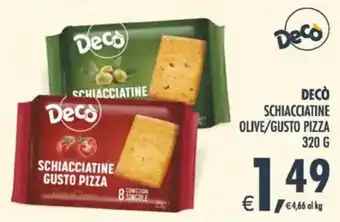 Decò Schiacciatine Gusto Pizza