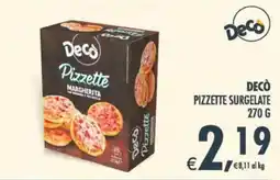 Decò Local Decò Pizzette Margherita offerta