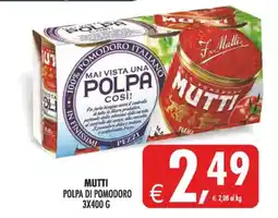 Decò Local Mutti polpa di pomodoro offerta