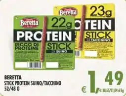 Decò Local Beretta stick protein suino/tacchino offerta