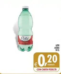Decò Local Lete acqua offerta